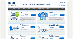 Desktop Screenshot of blueinsurance.ie