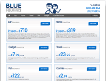 Tablet Screenshot of blueinsurance.ie