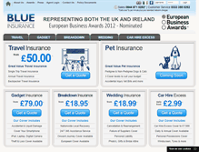 Tablet Screenshot of blueinsurance.co.uk